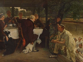 Der verlorene Sohn im modernen Leben: Das gemästete Kalb, 1880