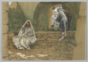 Die Frau von Samaria am Brunnen, Illustration aus Das Leben unseres Herrn Jesus Christus
