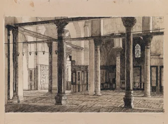 Querschiff der Moschee von El-Aksa, Illustration aus Das Leben unseres Herrn Jesus Christus