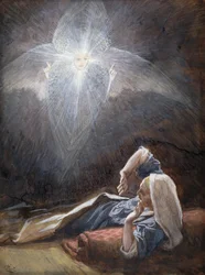 Vision des Hl. Josef, Illustration für Das Leben Christi, ca. 1886-94