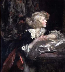 Porträt von Lady Diana Manners, der späteren Lady Diana Cooper