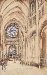 Kircheninneres, Rouen, Frankreich