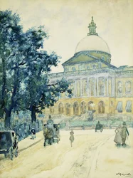 Das Bullfinch State House, Boston, 1898