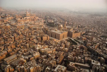 Luftaufnahme von Kairo. KAIRO, ÄGYPTEN