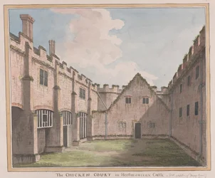 Herstmonceux Castle, East Sussex: Der Hühnerhof