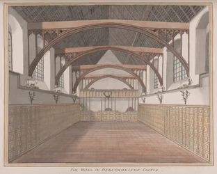 Herstmonceux Castle, East Sussex: Die Halle