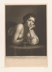 Sigismunda mit dem Herzen Guiscardos
