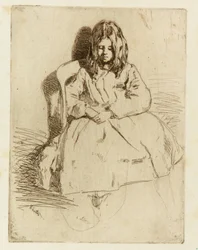 Annie, sitzend