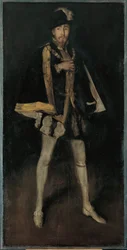 Arrangement in Schwarz, Nr. 3: Sir Henry Irving als Philipp II. von Spanien