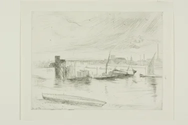 Battersea Morgendämmerung (Cadogan Pier)