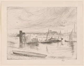 Battersea Morgendämmerung (Cadogan Pier)
