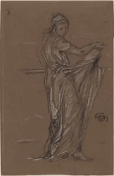 Verhüllte weibliche Figur