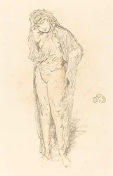 Gekleidete Figur, stehend