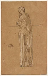 Gekleidete stehende Figur