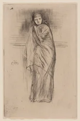 Modell in Gewändern