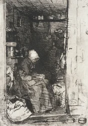 Die Alte mit den Lumpen