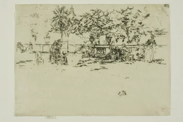 Kleine Terrasse, Luxemburg-Gärten