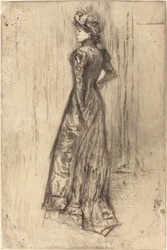 Maud, stehend