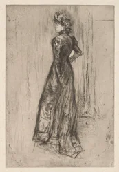 Maud, stehend