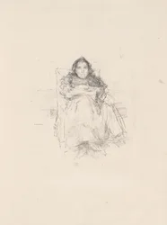 Porträtstudie: Mrs. Philip, Nr. 3 (recto) Porträtstudie: Geneviève Mallarmé (verso)