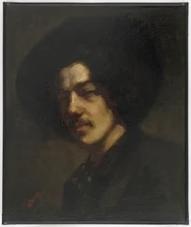 Porträt von Whistler mit Hut