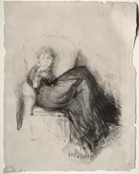 Studie - Maude sitzt