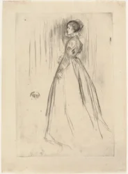 Das Samtkleid (Mrs. Leyland)