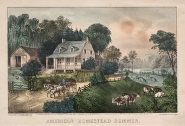 Amerikanisches Gehöft, Sommer