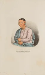 Eine Winnebago-Frau; Ehefrau von O
