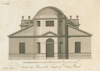 Weston-under-Lizard - Der Tempel der Diana: Gravur