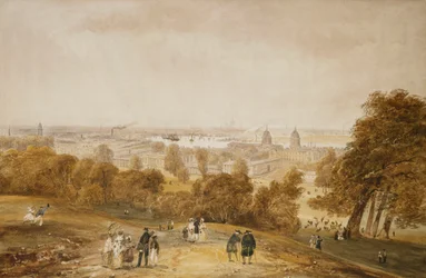 Ein Blick auf London von Greenwich