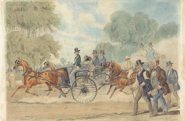 Derby-Tag: Klepper und Fußgänger auf dem Weg nach Epsom