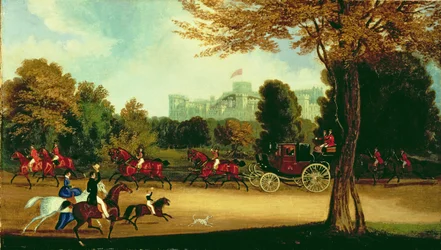 William IV. fährt im Windsor Park