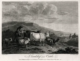 Landschaft und Vieh, 1774