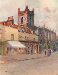 Chertsey Kirche, 1912, 1914
