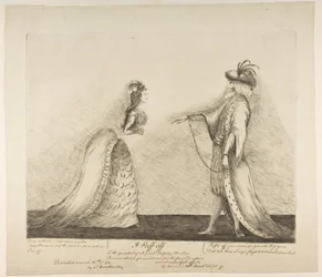 Ein Puff, ca. 1782