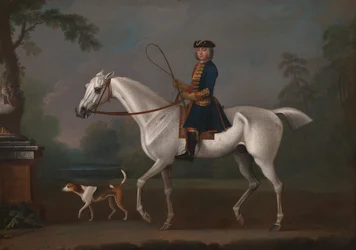 Sir Roger Burgoyne reitet "Badger"