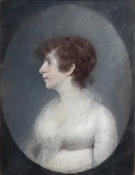 Lady Wilmot (Pastell auf grauem Papier)