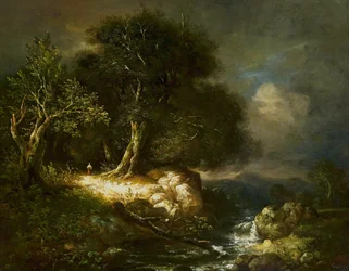 Landschaft nach einem Sturm