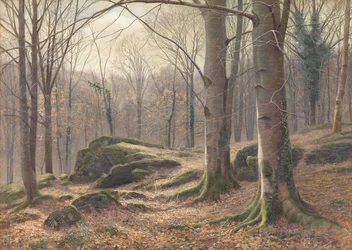 Ein Wintermorgen, Raureif schmilzt, 1885-1894