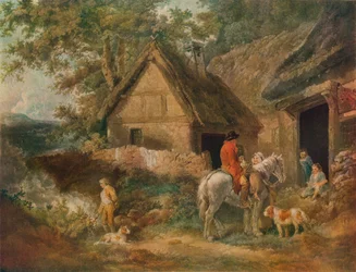 Ein Junge beim Verbrennen von Unkraut, 1799