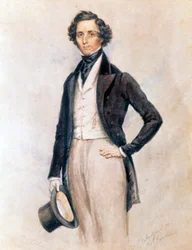Porträt von Felix Mendelssohn Bartholdy