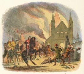Wilhelm erleidet eine tödliche Verletzung in Mantes, 1087, 1864