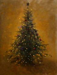 Leuchtender Weihnachtsbaum