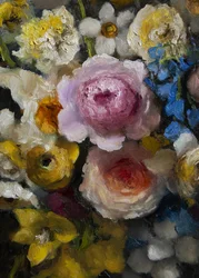 Lebendige Blumenblüten