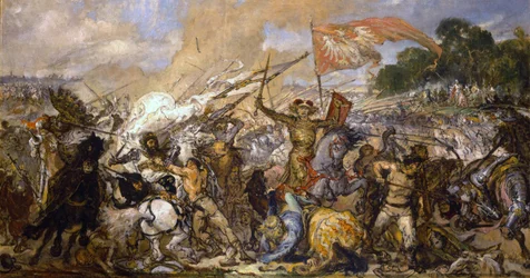 Die Schlacht von Grunwald (Skizze)