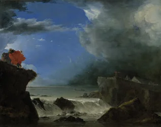 Der Bruch des Sankt-Anthonius-Deichs bei Amsterdam
