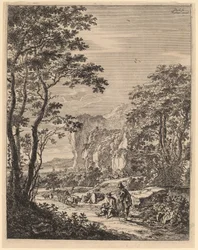 Der Ochsenkarren: Blick zwischen Ancona und Sinigaglia