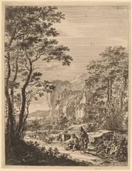 Der Ochsenkarren: Blick zwischen Ancona und Sinigaglia