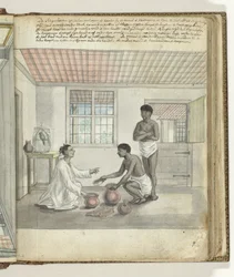 Butterhandel auf Ceylon